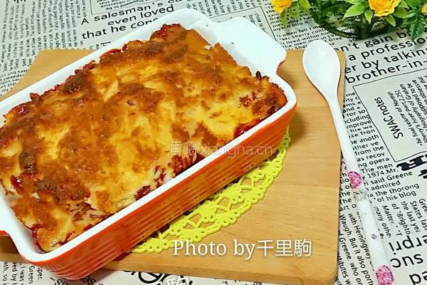 芝士焗猪排饭的做法图解11