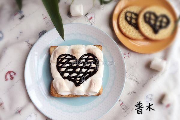 棉花糖爱心吐司的做法图解6