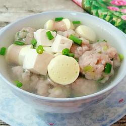 小肠灌蛋丸子汤的做法[图]