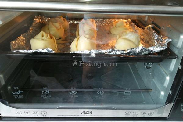 玫瑰火腿小面包的做法图解13