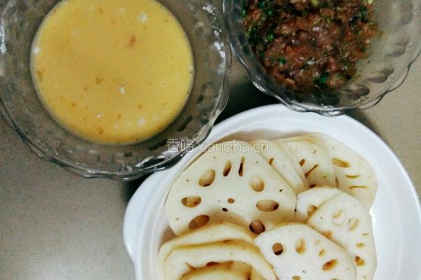 香酥莲藕夹的做法图解2