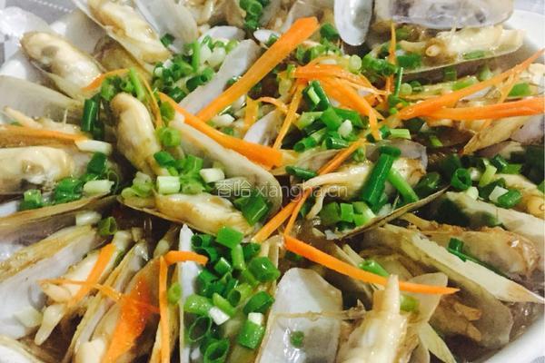 蒜蓉粉丝蛏子的做法图解8