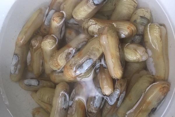 蒜蓉粉丝蛏子的做法图解1