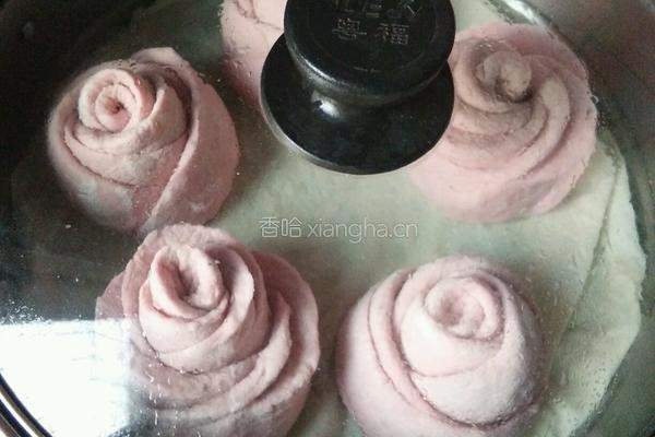 玫瑰花馒头的做法图解5