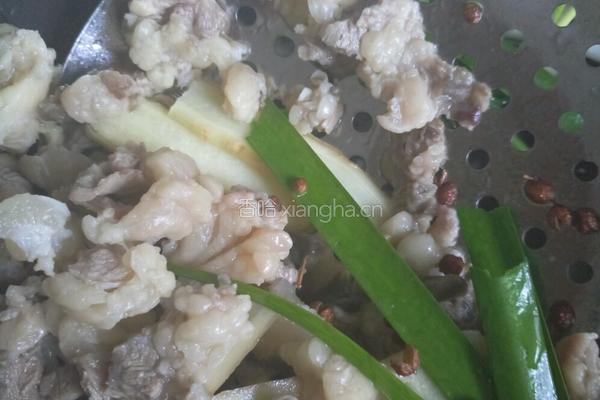 煨牛筋牛肉的做法图解3