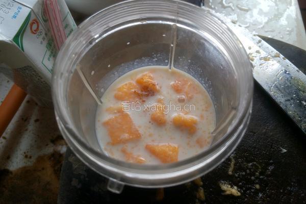 木瓜奶昔的做法图解2