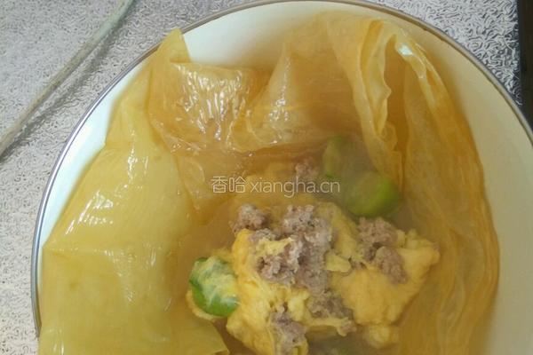 丝瓜锦什汤的做法图解3