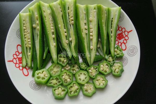 酱拌秋葵的做法图解5