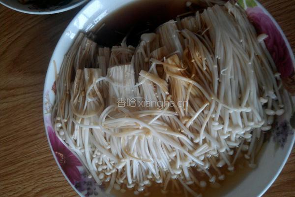 肉香金针菇的做法图解3