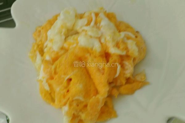 胡萝卜青菜鸡蛋炒粉的做法图解6