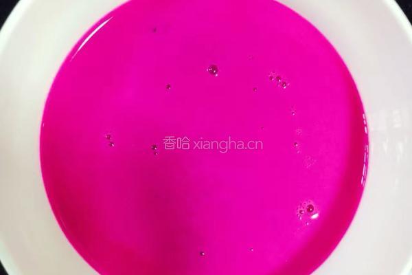 火龙果糯米小丸子的做法图解2