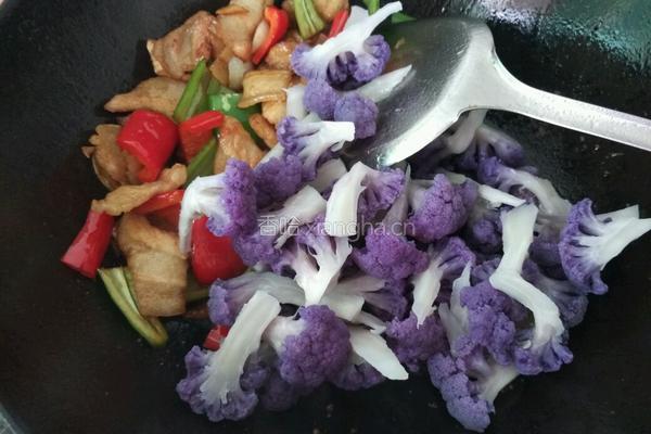 花菜煸肉的做法图解7