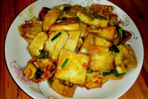 香煎豆腐的做法图解6