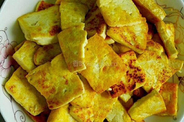 香煎豆腐的做法图解2