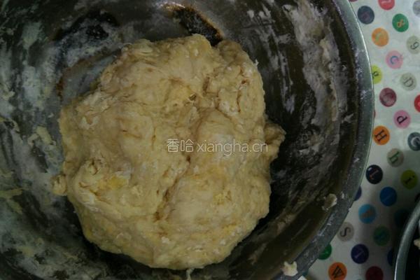 卡仕达酱肉松面包卷的做法图解3