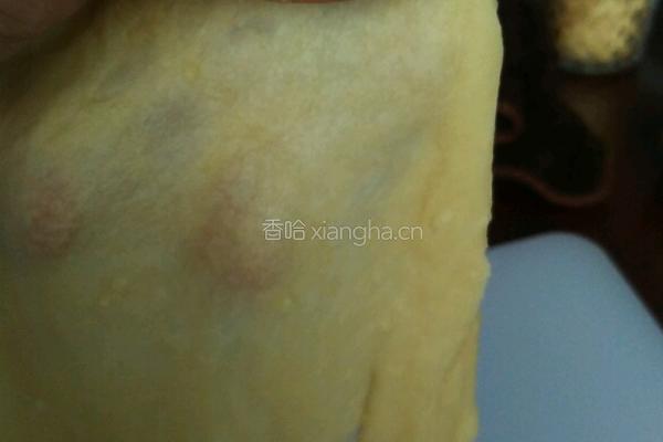 卡仕达酱肉松面包卷的做法图解6