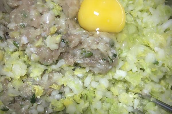 白菜猪肉饺的做法图解4
