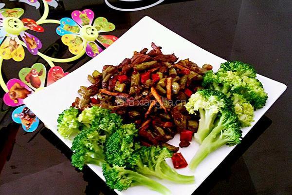醋溜尖椒牛肉的做法图解11