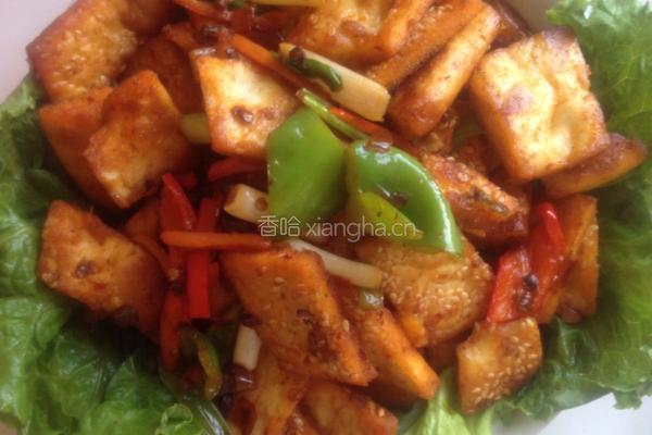 香辣双椒爆馕饼的做法图解12