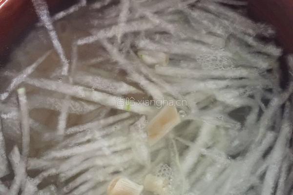 沙虫干冬瓜粥的做法图解4