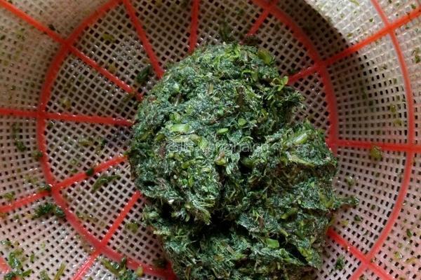 蒿子粑的做法图解3
