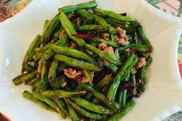 干煸四季豆的做法图解8