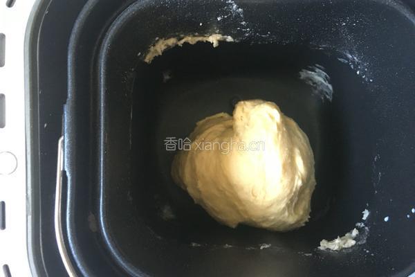 火腿香葱奶香包的做法图解2