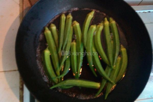 凉拌秋葵的做法图解2