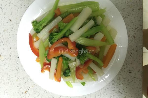 素炒时菜的做法图解4