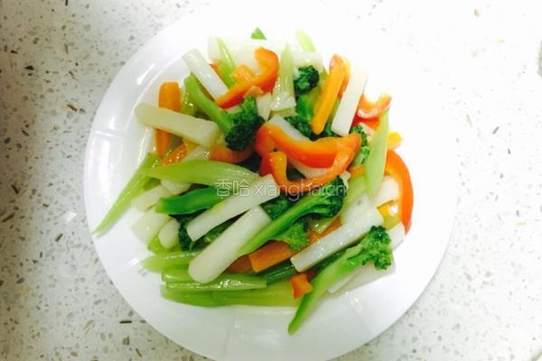 素炒时菜的做法图解5