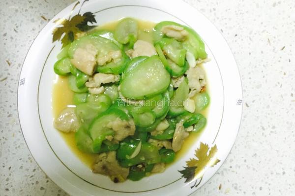 丝瓜炒肉片的做法图解4