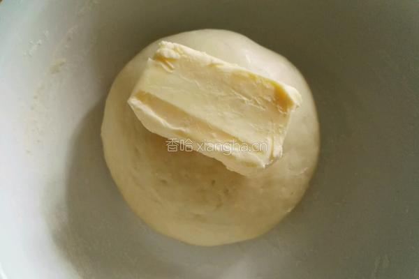 奶酥粒排包的做法图解4
