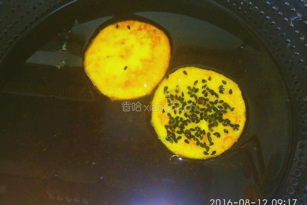 芝麻红薯饼的做法图解8
