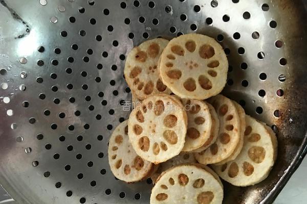 脆椒爆藕夹的做法图解5