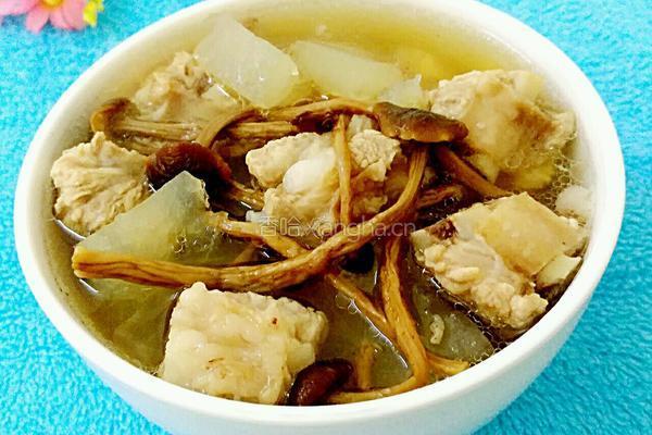 茶树菇冬瓜排骨汤的做法图解8