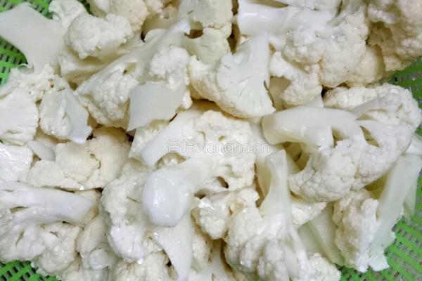 肉片炒花菜的做法图解5