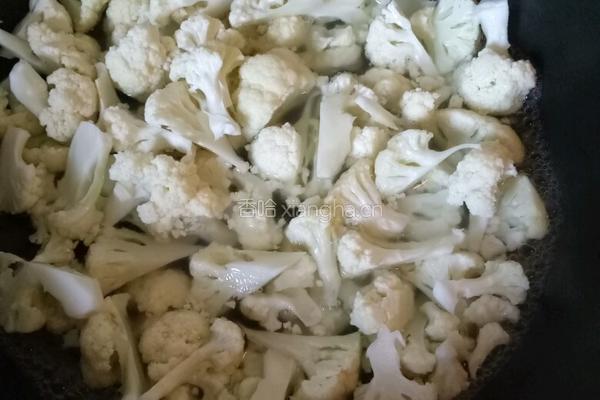 肉片炒花菜的做法图解6