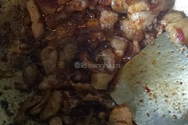 肉片炒花菜的做法图解9