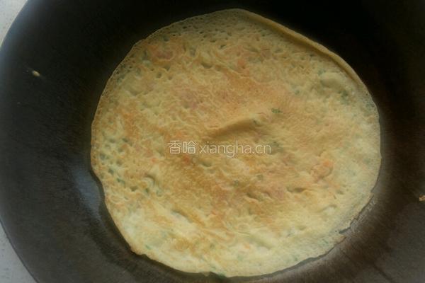 蔬菜鸡蛋饼的做法图解8