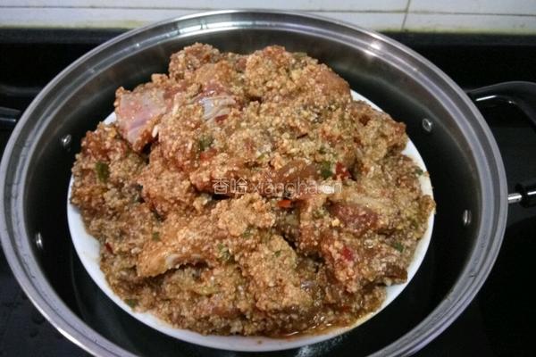 粉蒸排骨（川味）的做法图解4