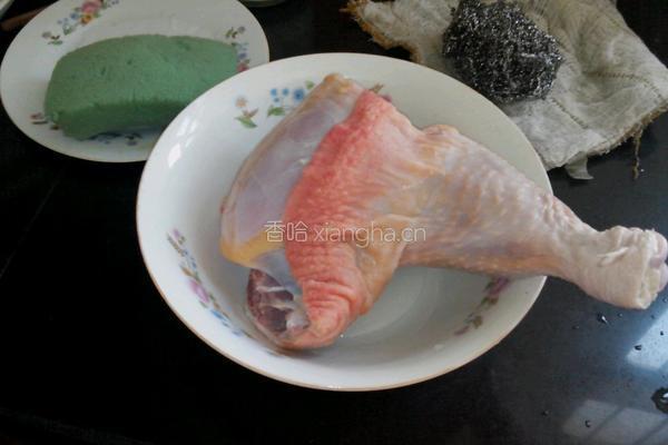 油炸孜然味整鸡腿的做法图解2