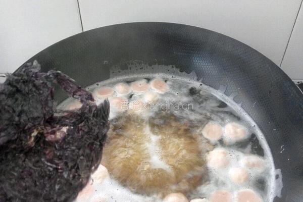 虾丸海米粉丝黄瓜汤的做法图解9
