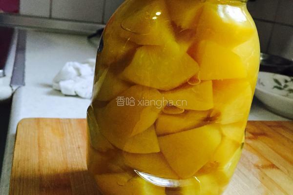 黄桃罐头的做法图解8