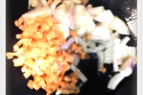 奶油芒果虾仁的做法图解4
