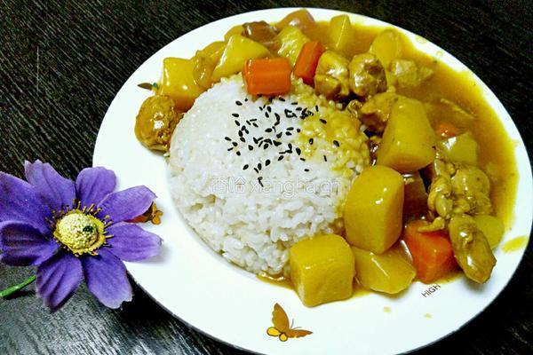咖喱鸡肉饭的做法图解6