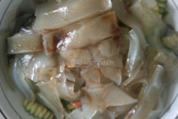 黄瓜拌拉皮的做法图解4