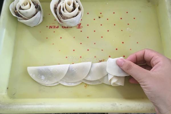 玫瑰饺的做法图解4