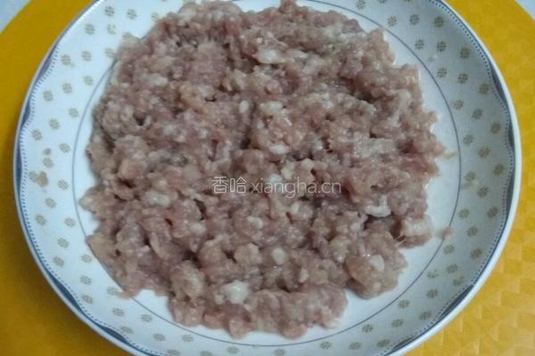 咸鸭蛋蒸肉末的做法图解3