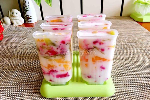 水果酸奶冰棍的做法图解8