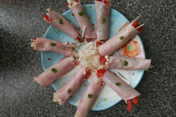 火腿芝士卷的做法图解3